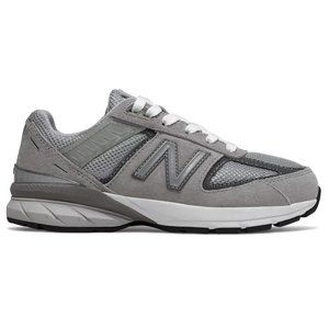 New Balance 990v5 Grey Tie Lace Little Kids 11 XW 12 XW 13 M - NEW NWT